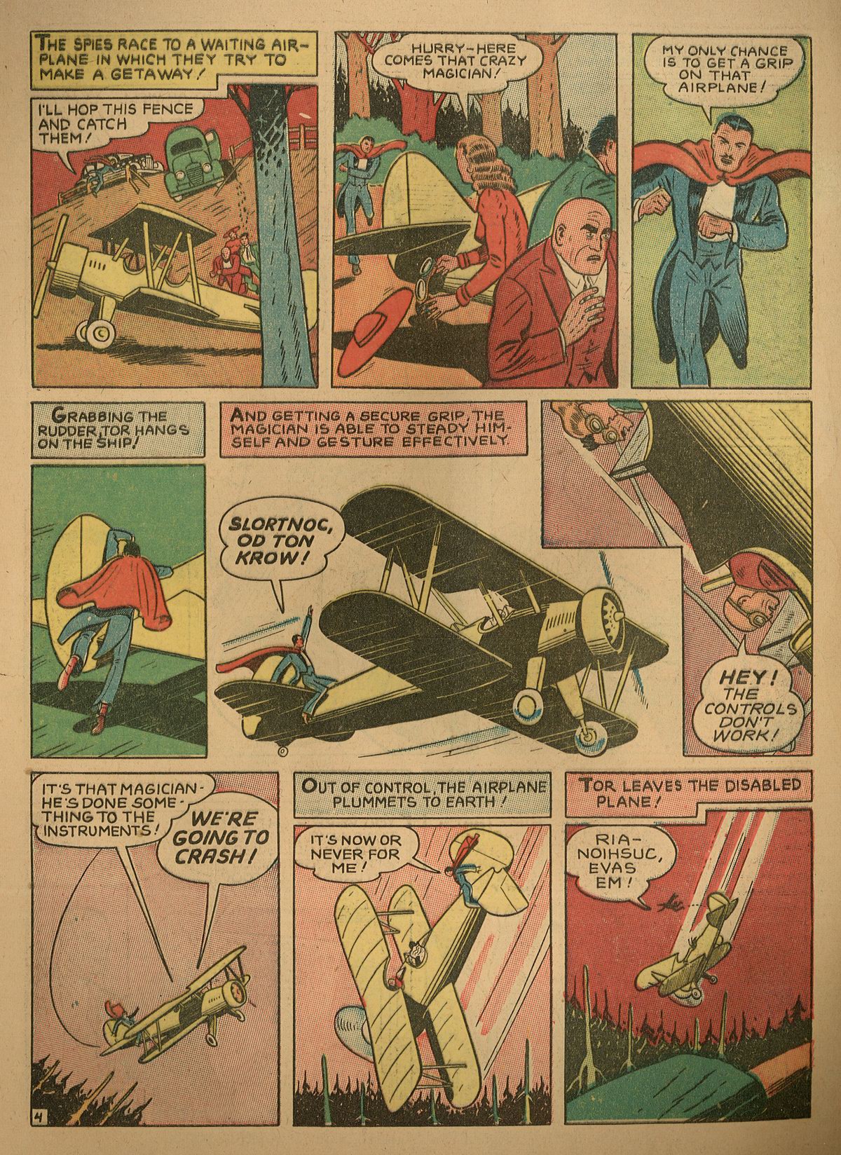 Crack Comics #14 (Quality Comics), page 17. Public domain (US).