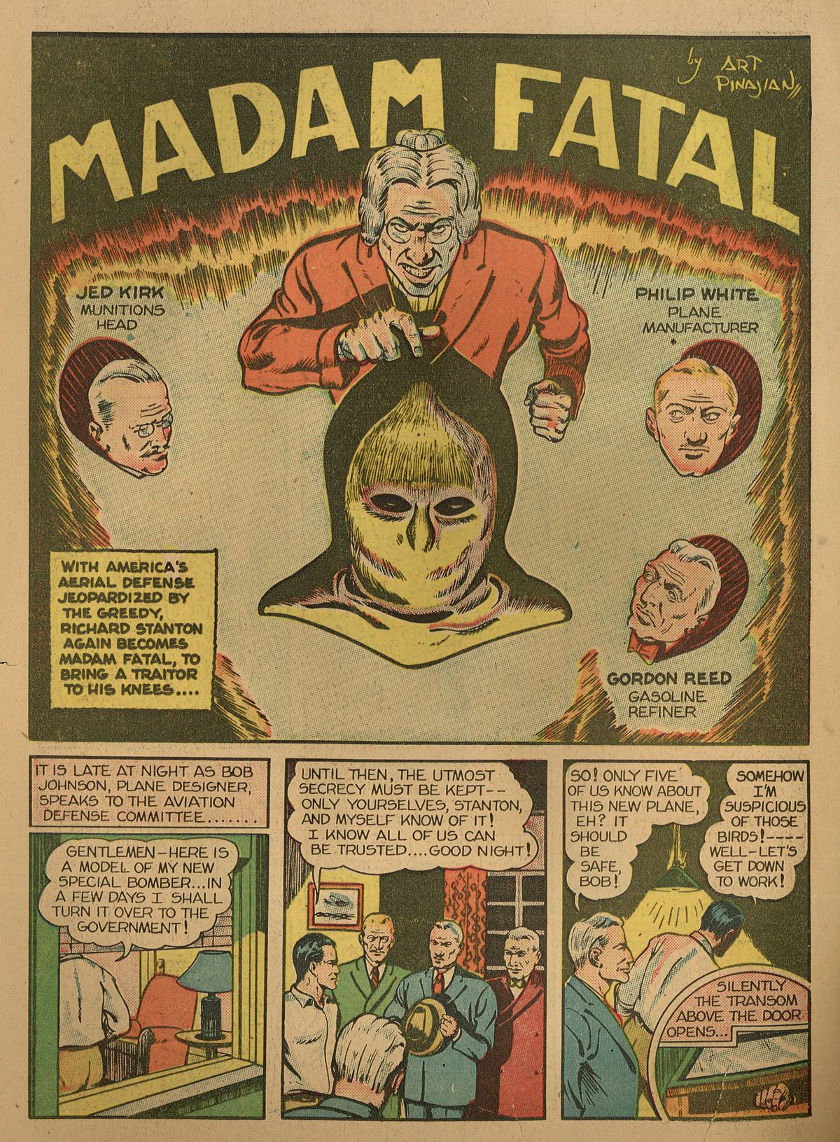 Crack Comics #14 (Quality Comics), page 19. Public domain (US).