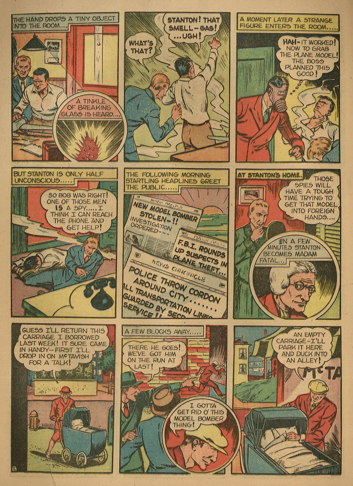 Crack Comics #14 (Quality Comics), page 20. Public domain (US).