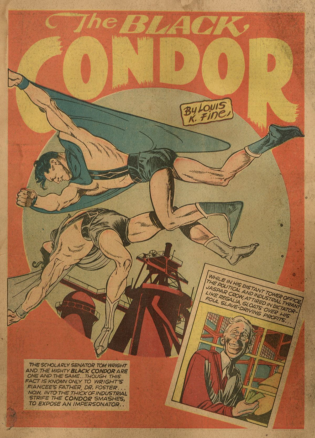 Crack Comics #14 (Quality Comics), page 3. Public domain (US).