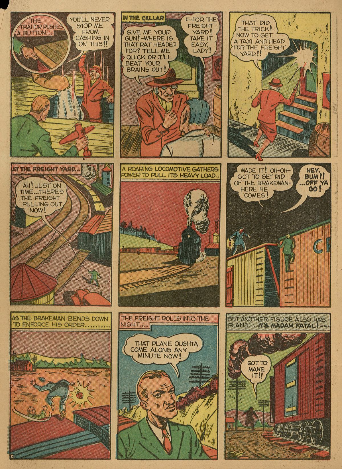 Crack Comics #14 (Quality Comics), page 22. Public domain (US).