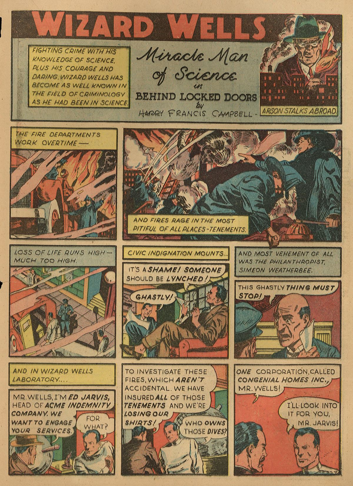 Crack Comics #14 (Quality Comics), page 23. Public domain (US).