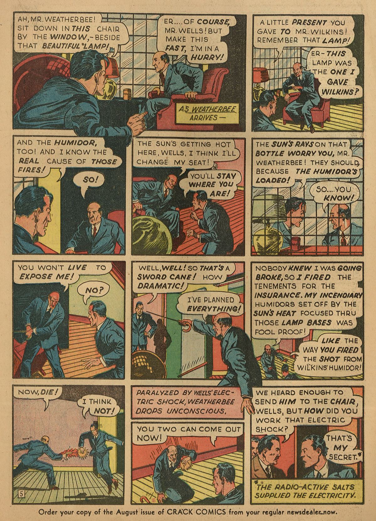 Crack Comics #14 (Quality Comics), page 27. Public domain (US).