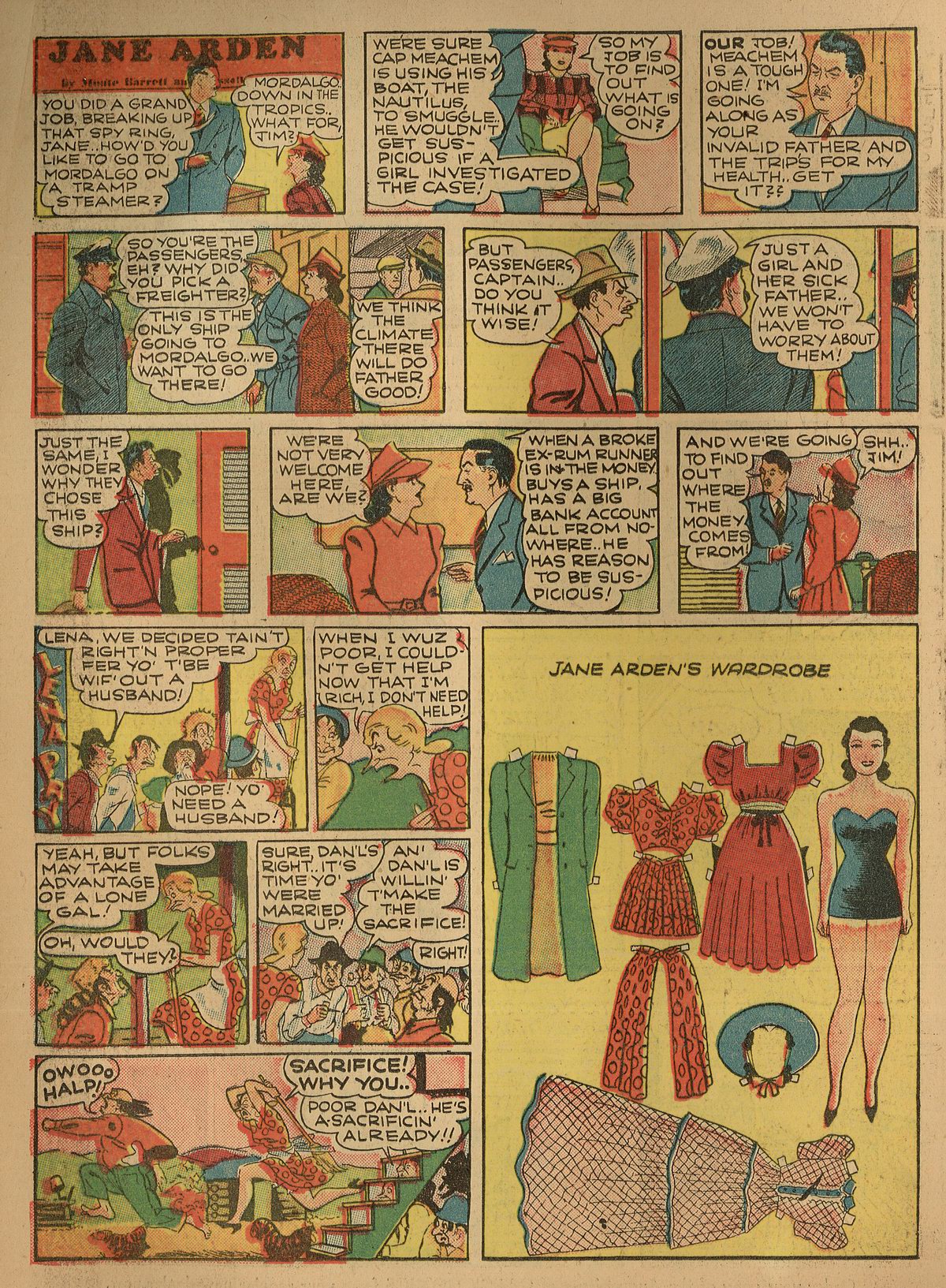 Crack Comics #14 (Quality Comics), page 28. Public domain (US).