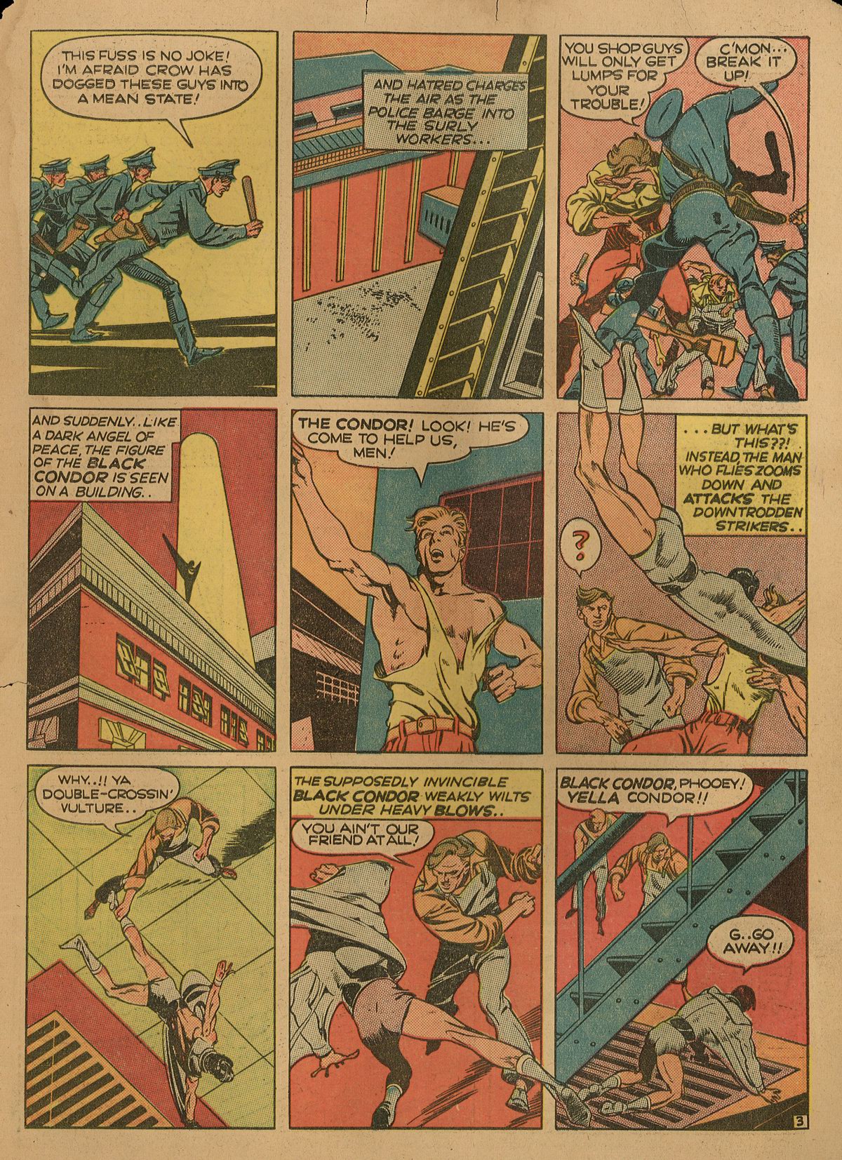 Crack Comics #14 (Quality Comics), page 5. Public domain (US).