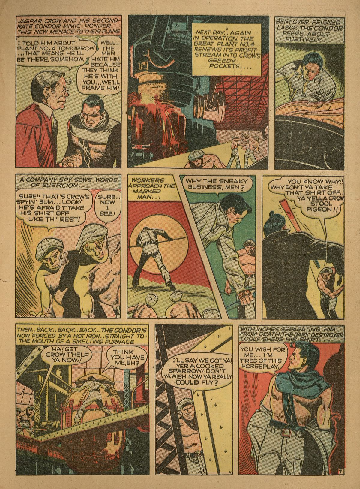 Crack Comics #14 (Quality Comics), page 9. Public domain (US).