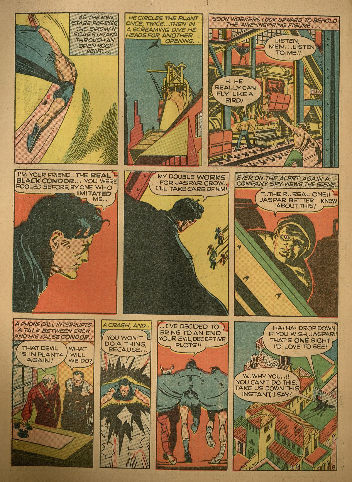 Crack Comics #14 (Quality Comics), page 10. Public domain (US).