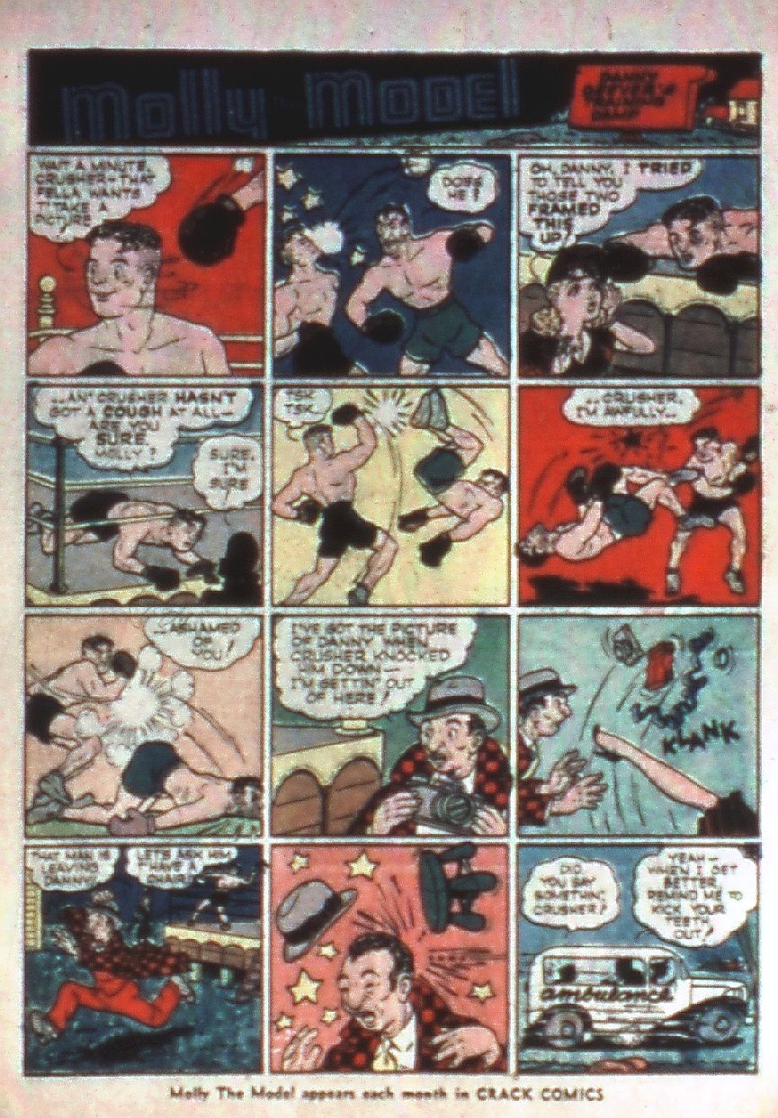 Crack Comics #2 (Quality Comics), page 13. Public domain (US).