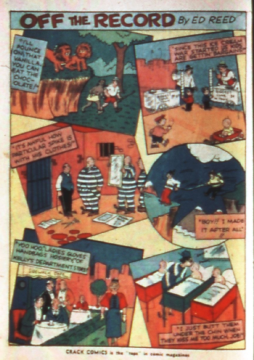 Crack Comics #2 (Quality Comics), page 28. Public domain (US).