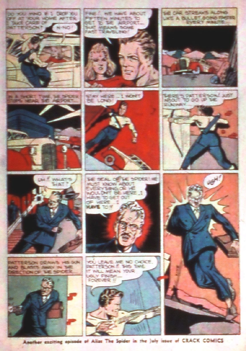 Crack Comics #2 (Quality Comics), page 39. Public domain (US).
