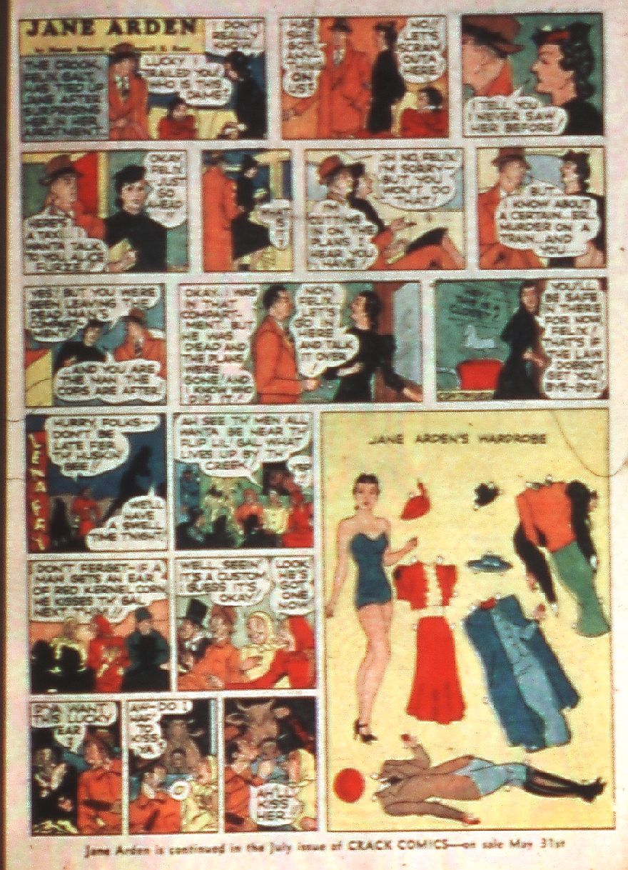Crack Comics #2 (Quality Comics), page 43. Public domain (US).