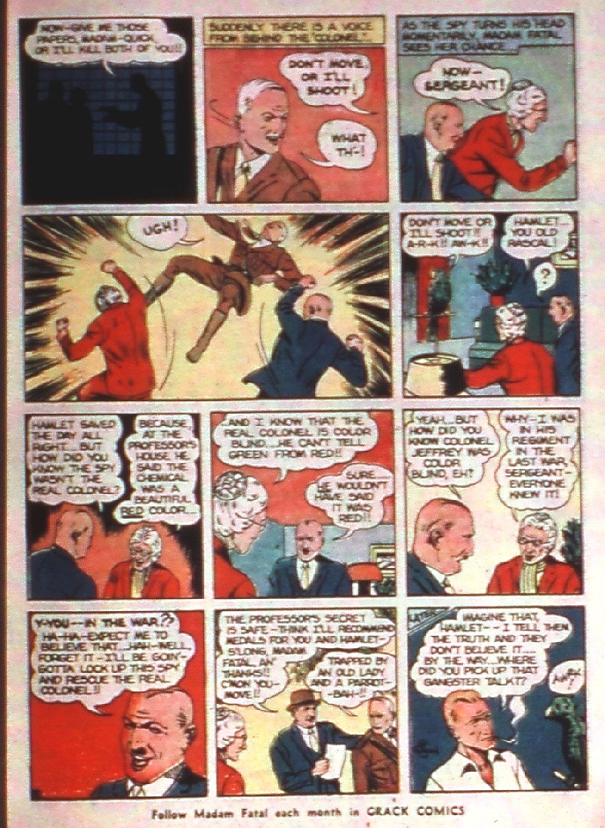 Crack Comics #2 (Quality Comics), page 49. Public domain (US).