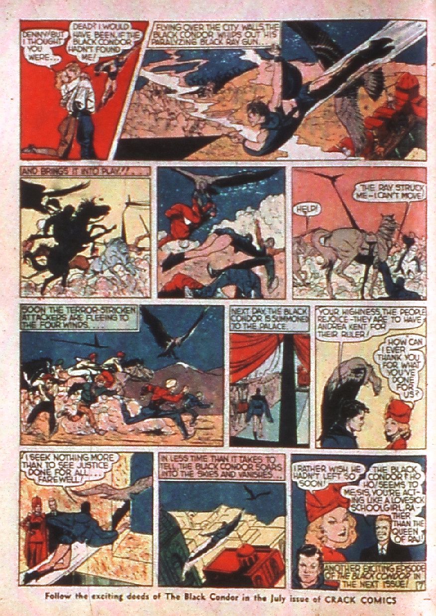 Crack Comics #2 (Quality Comics), page 66. Public domain (US).
