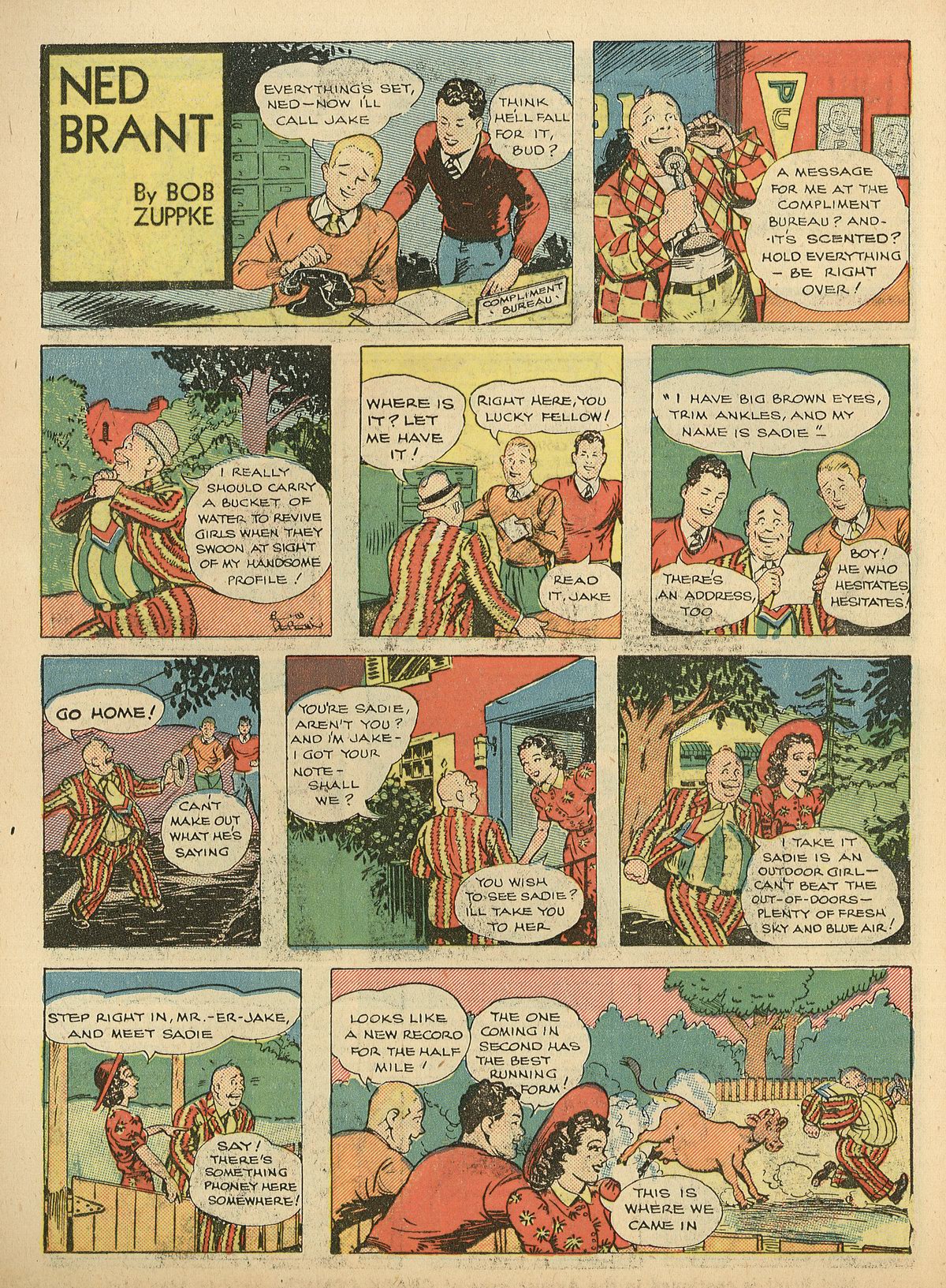 Crack Comics #3 (Quality Comics), page 12. Public domain (US).