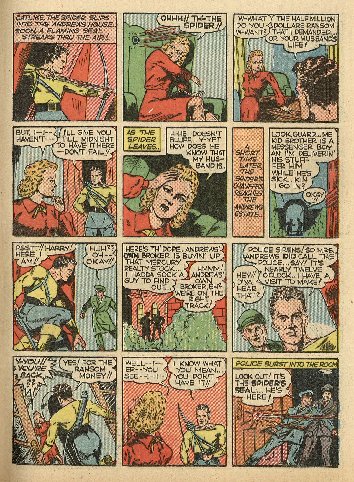 Crack Comics #3 (Quality Comics), page 15. Public domain (US).