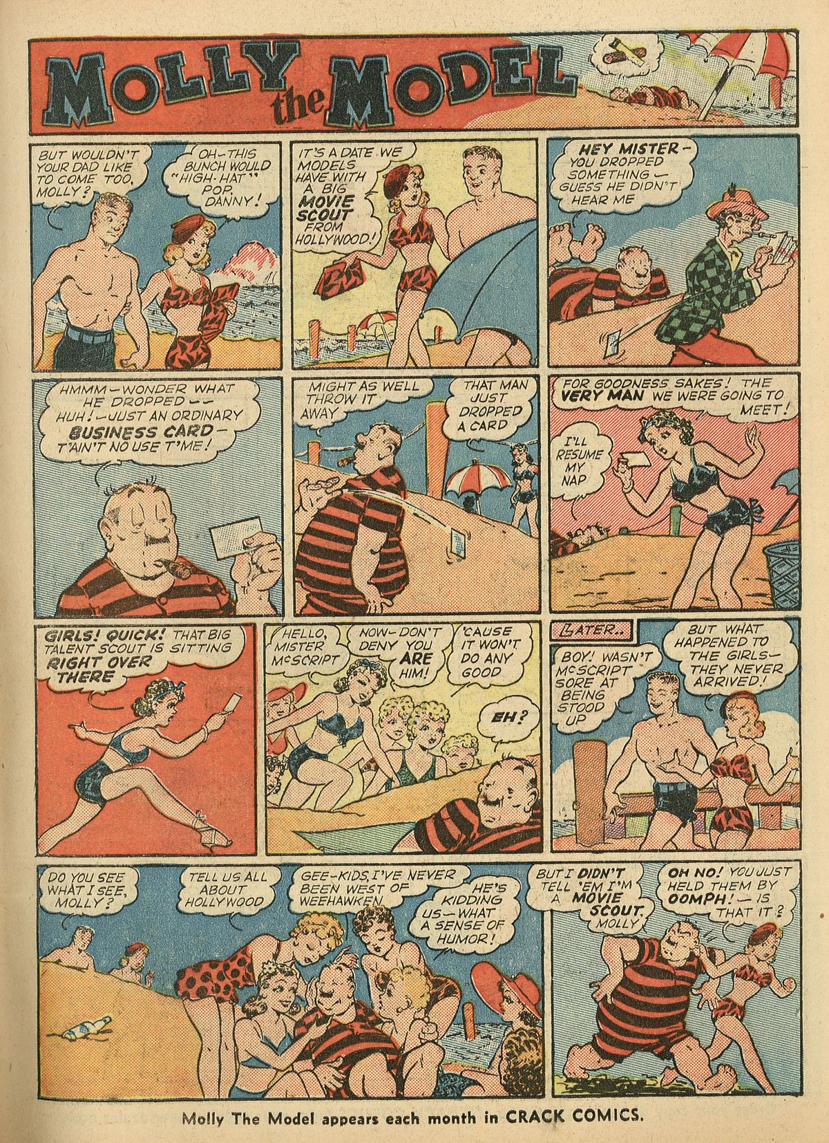 Crack Comics #3 (Quality Comics), page 21. Public domain (US).