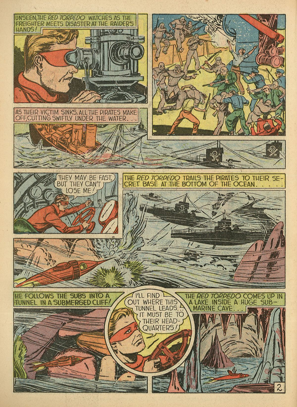 Crack Comics #3 (Quality Comics), page 24. Public domain (US).