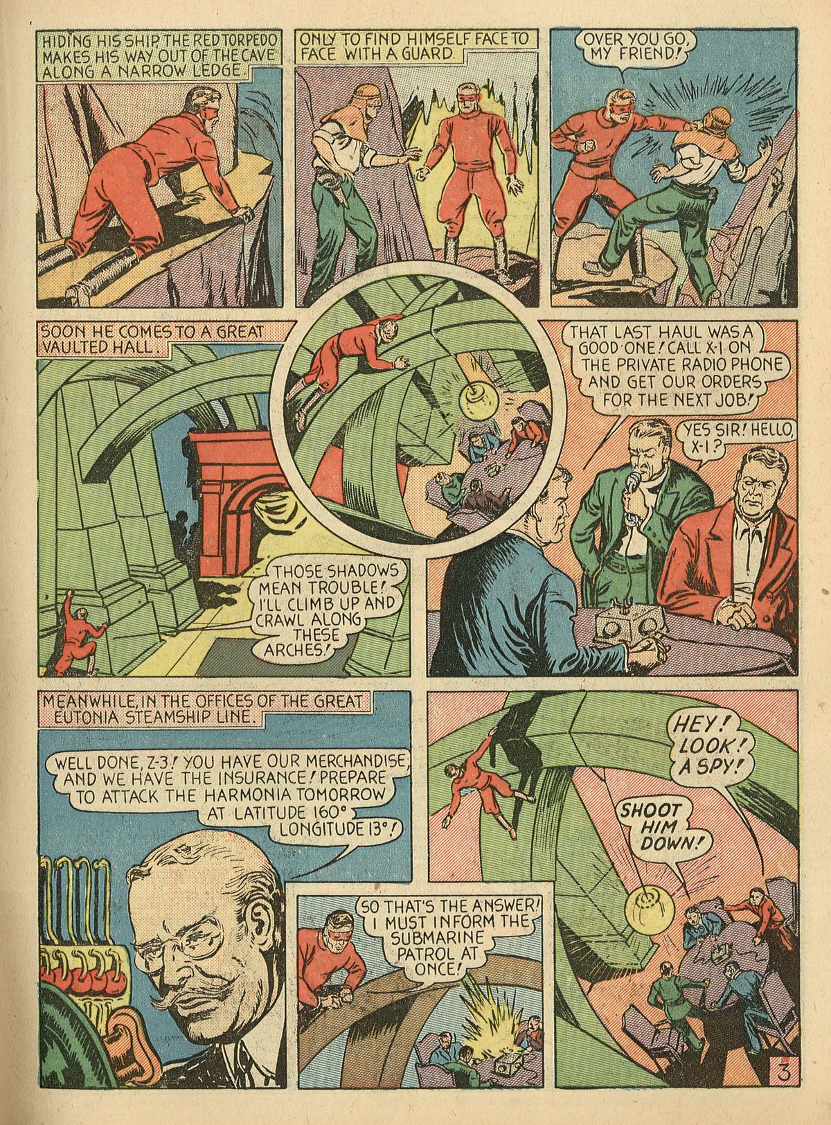 Crack Comics #3 (Quality Comics), page 25. Public domain (US).