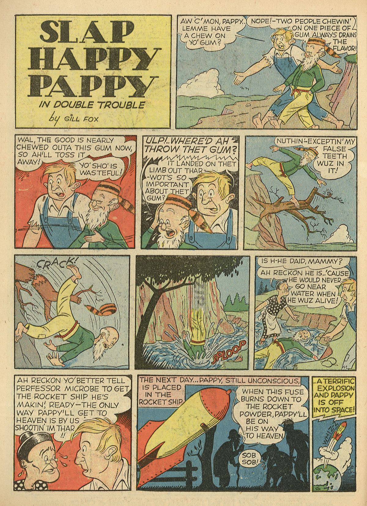 Crack Comics #3 (Quality Comics), page 28. Public domain (US).