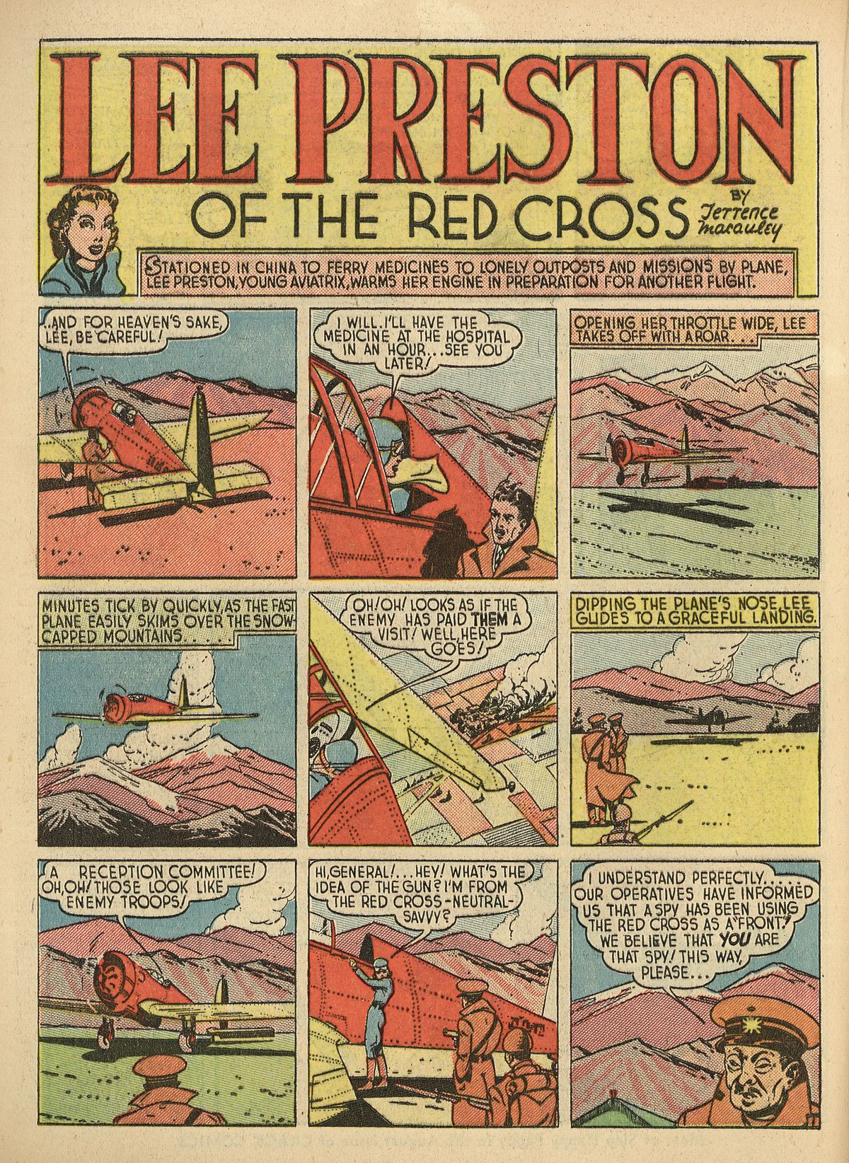 Crack Comics #3 (Quality Comics), page 30. Public domain (US).