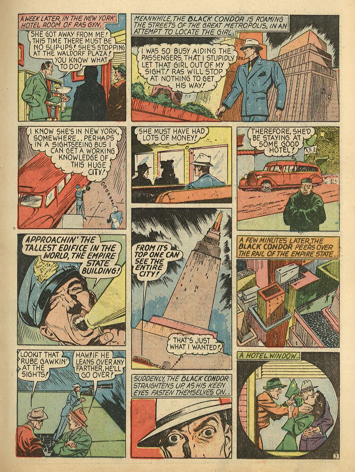 Crack Comics #3 (Quality Comics), page 5. Public domain (US).