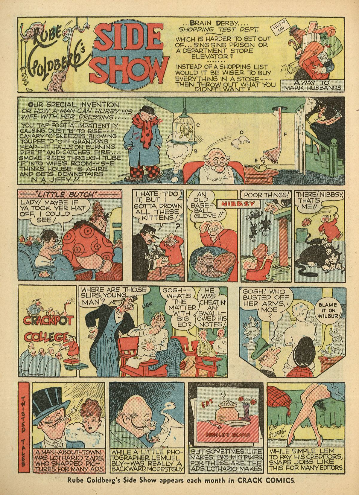 Crack Comics #3 (Quality Comics), page 42. Public domain (US).