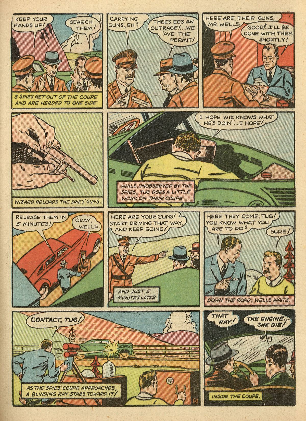 Crack Comics #3 (Quality Comics), page 47. Public domain (US).