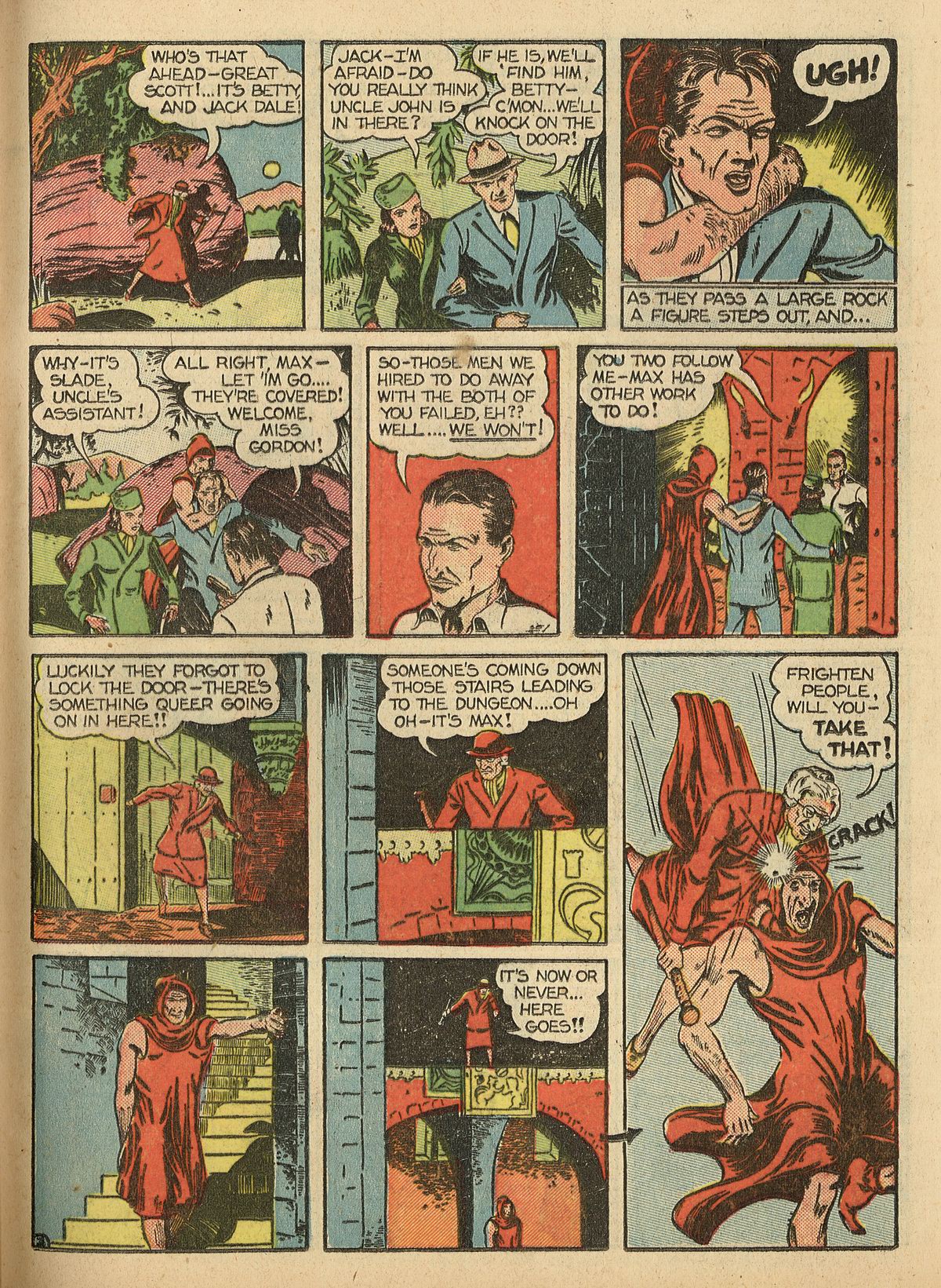 Crack Comics #3 (Quality Comics), page 55. Public domain (US).