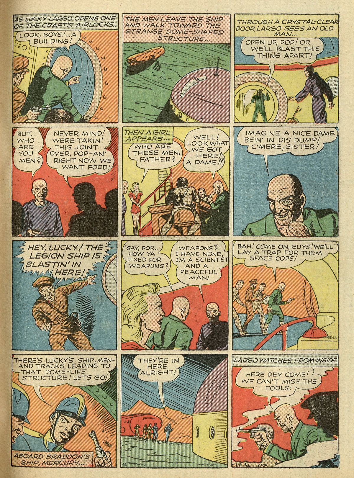 Crack Comics #3 (Quality Comics), page 65. Public domain (US).