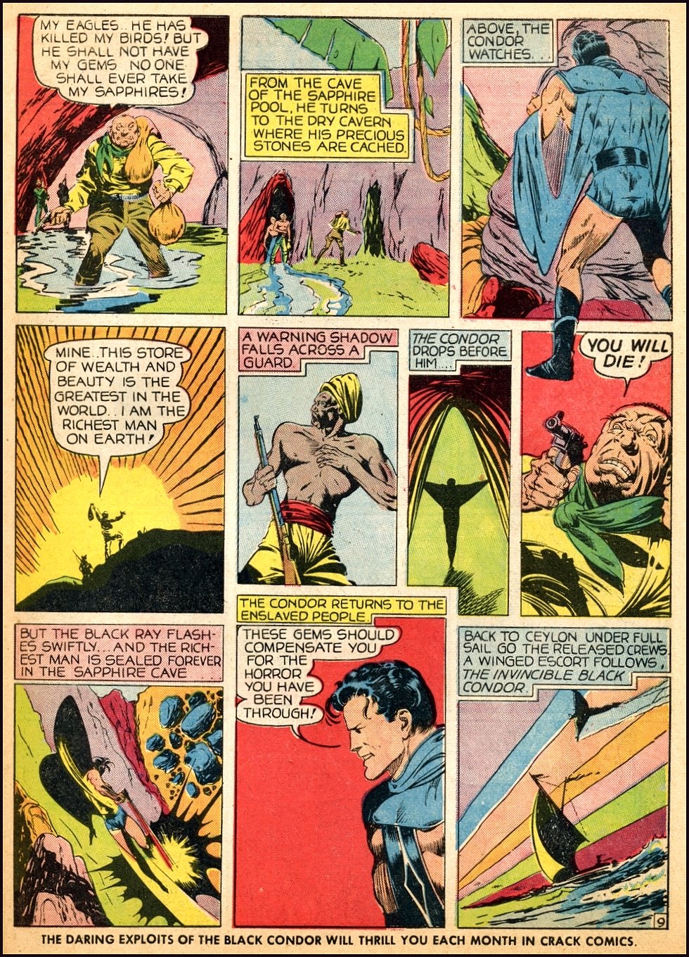 Crack Comics #5 (Quality Comics), page 11. Public domain (US).