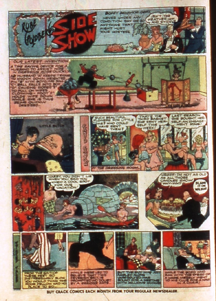 Crack Comics #5 (Quality Comics), page 14. Public domain (US).