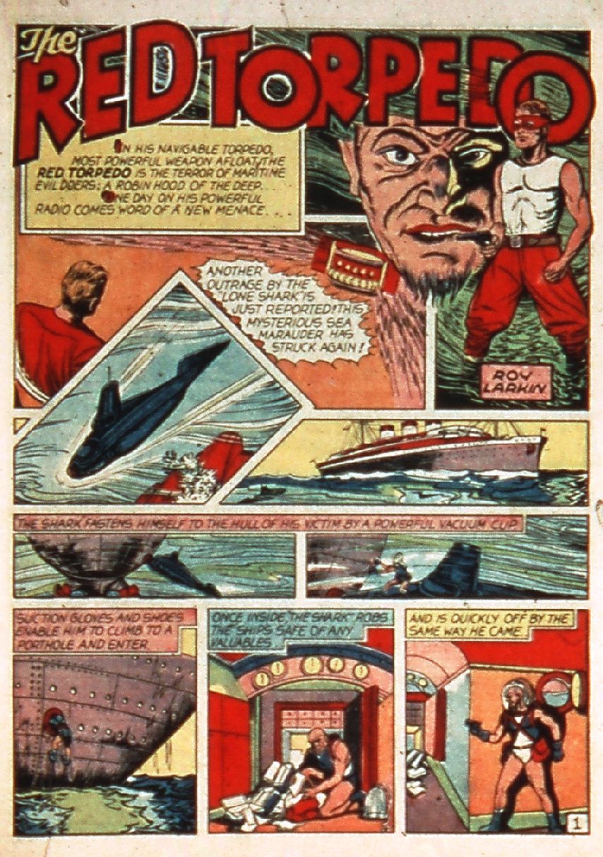Crack Comics #5 (Quality Comics), page 15. Public domain (US).