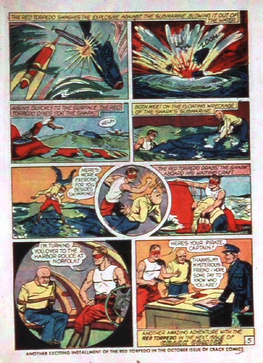 Crack Comics #5 (Quality Comics), page 19. Public domain (US).