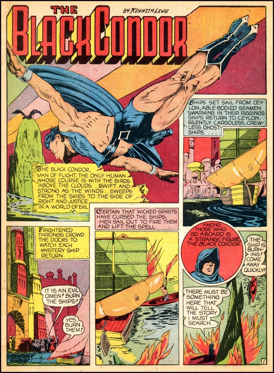 Crack Comics #5 (Quality Comics), page 3. Public domain (US).