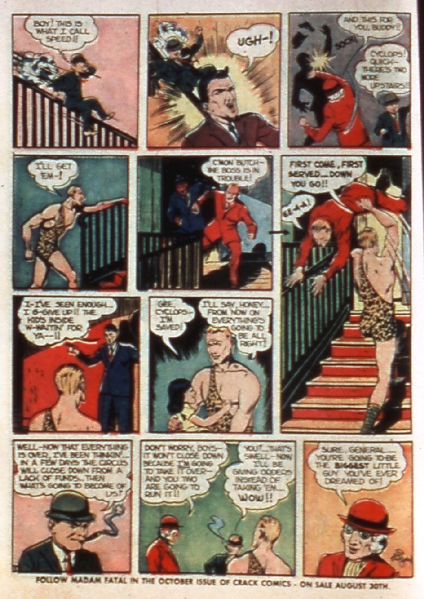 Crack Comics #5 (Quality Comics), page 24. Public domain (US).