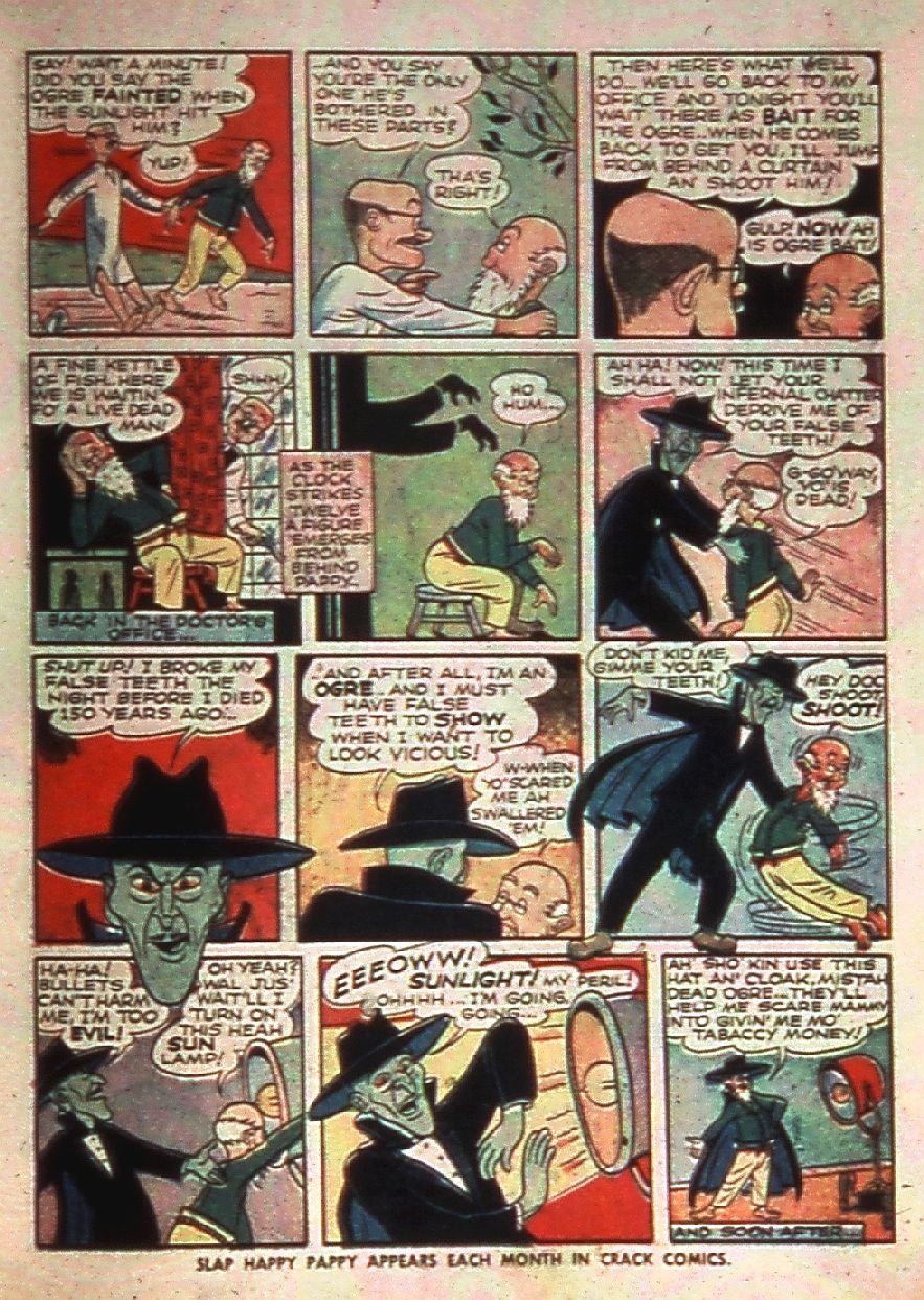Crack Comics #5 (Quality Comics), page 45. Public domain (US).