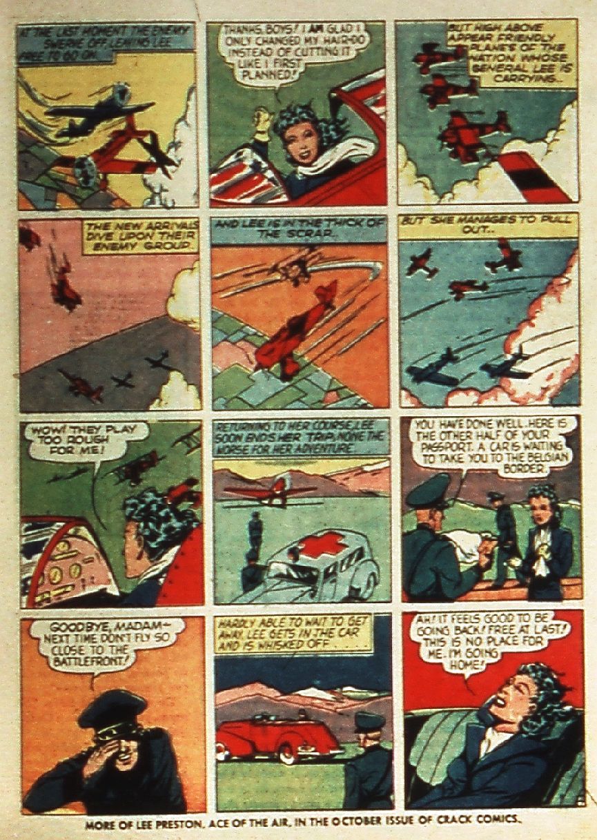 Crack Comics #5 (Quality Comics), page 49. Public domain (US).