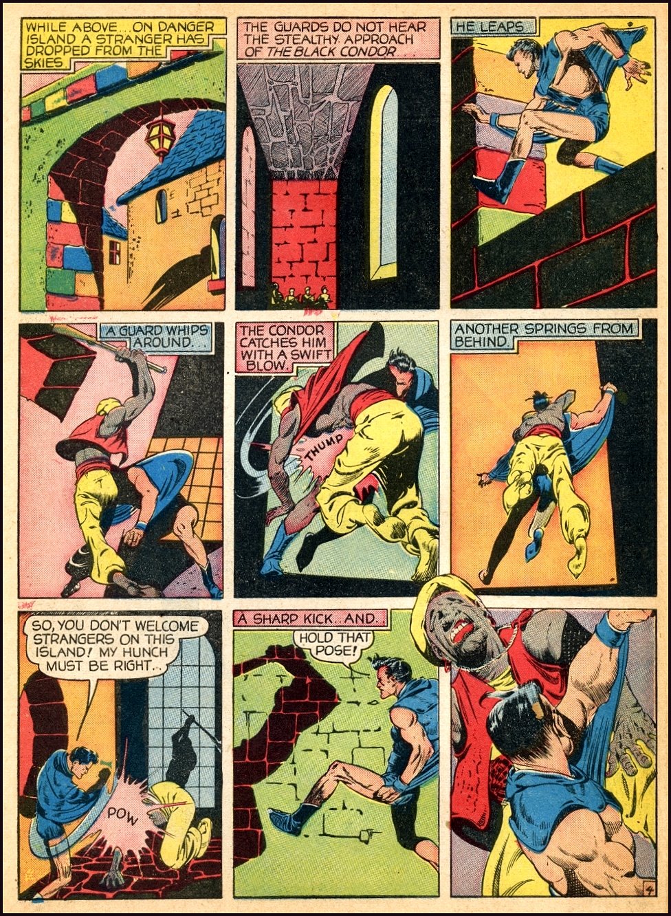 Crack Comics #5 (Quality Comics), page 6. Public domain (US).