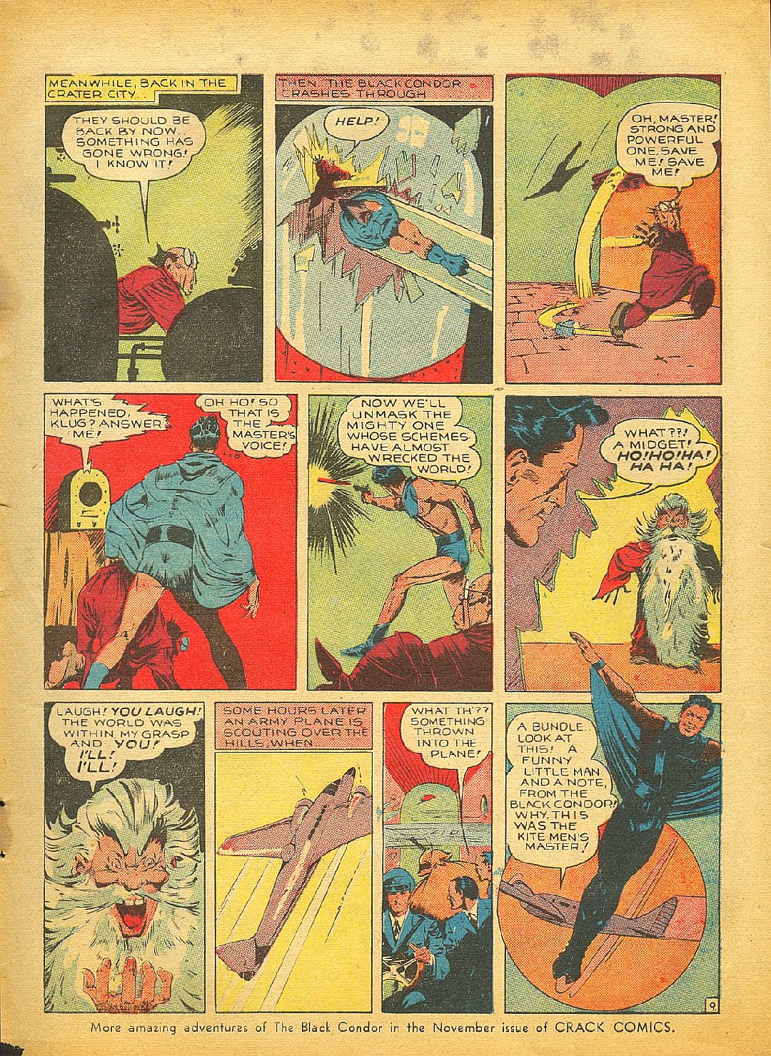 Crack Comics #6 (Quality Comics), page 11. Public domain (US).