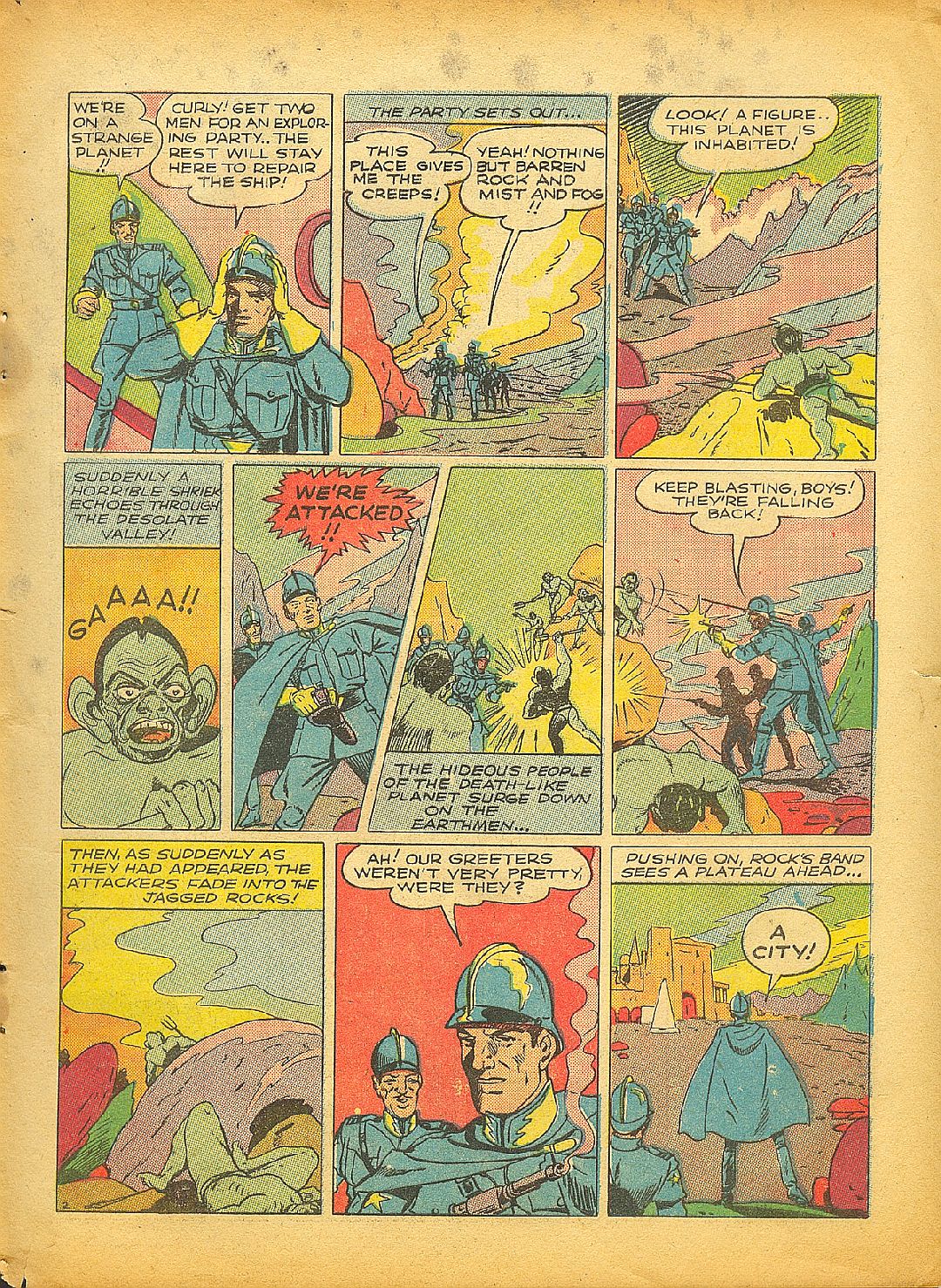 Crack Comics #6 (Quality Comics), page 15. Public domain (US).