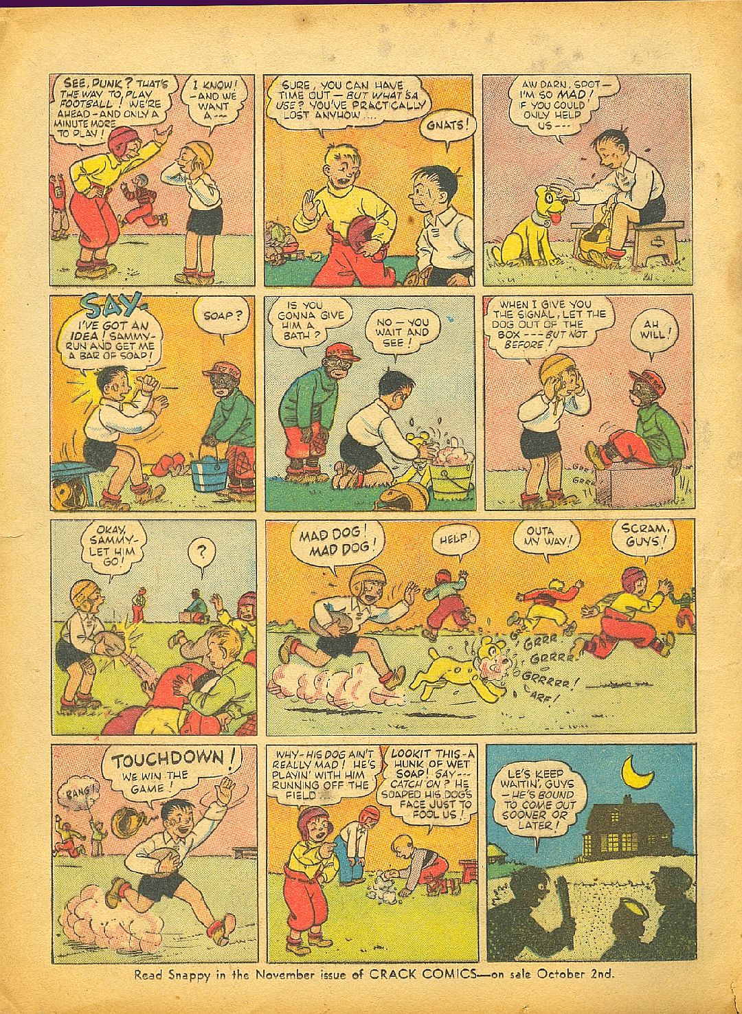 Crack Comics #6 (Quality Comics), page 20. Public domain (US).
