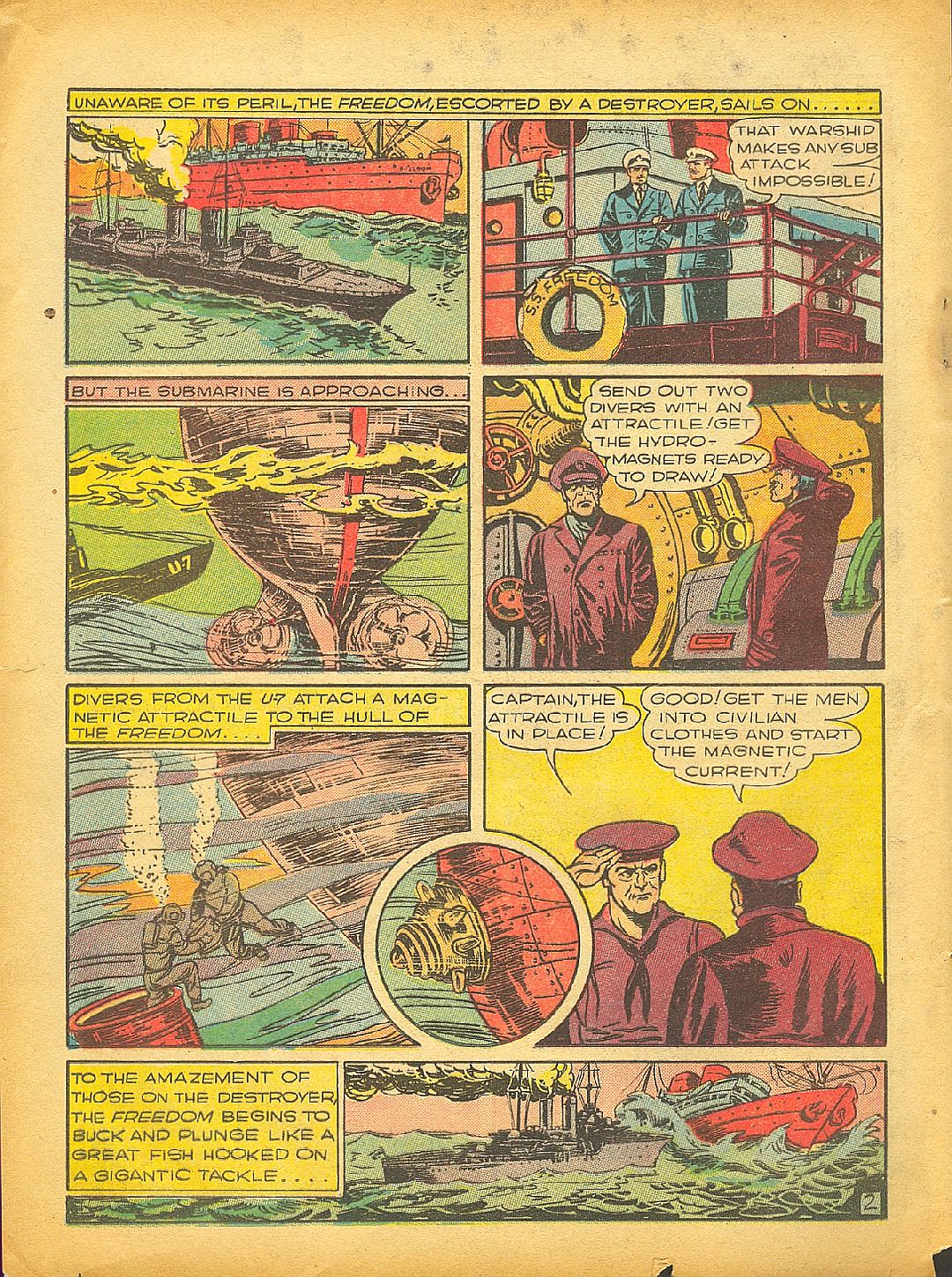 Crack Comics #6 (Quality Comics), page 22. Public domain (US).