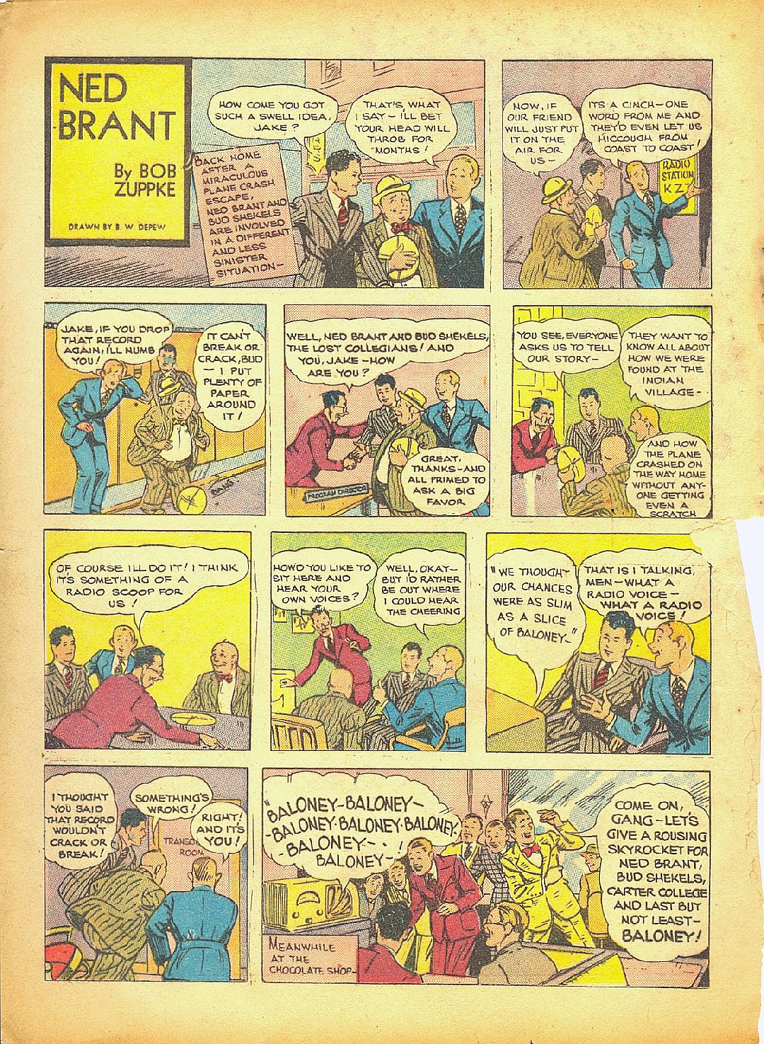 Crack Comics #6 (Quality Comics), page 28. Public domain (US).