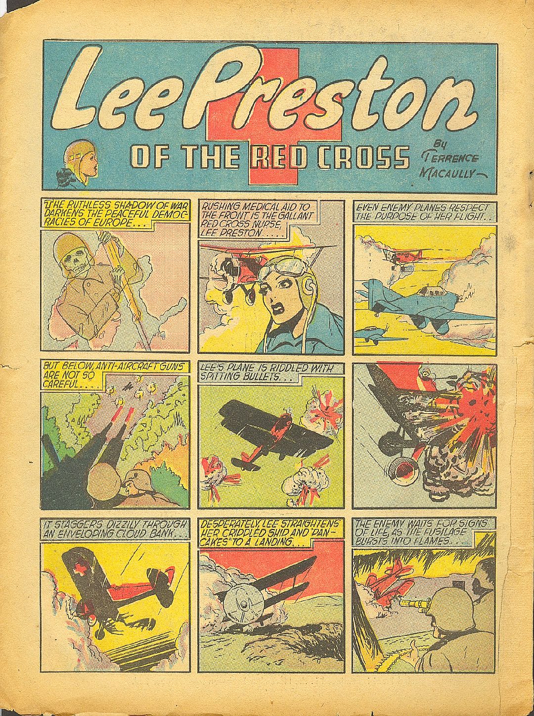 Crack Comics #6 (Quality Comics), page 30. Public domain (US).