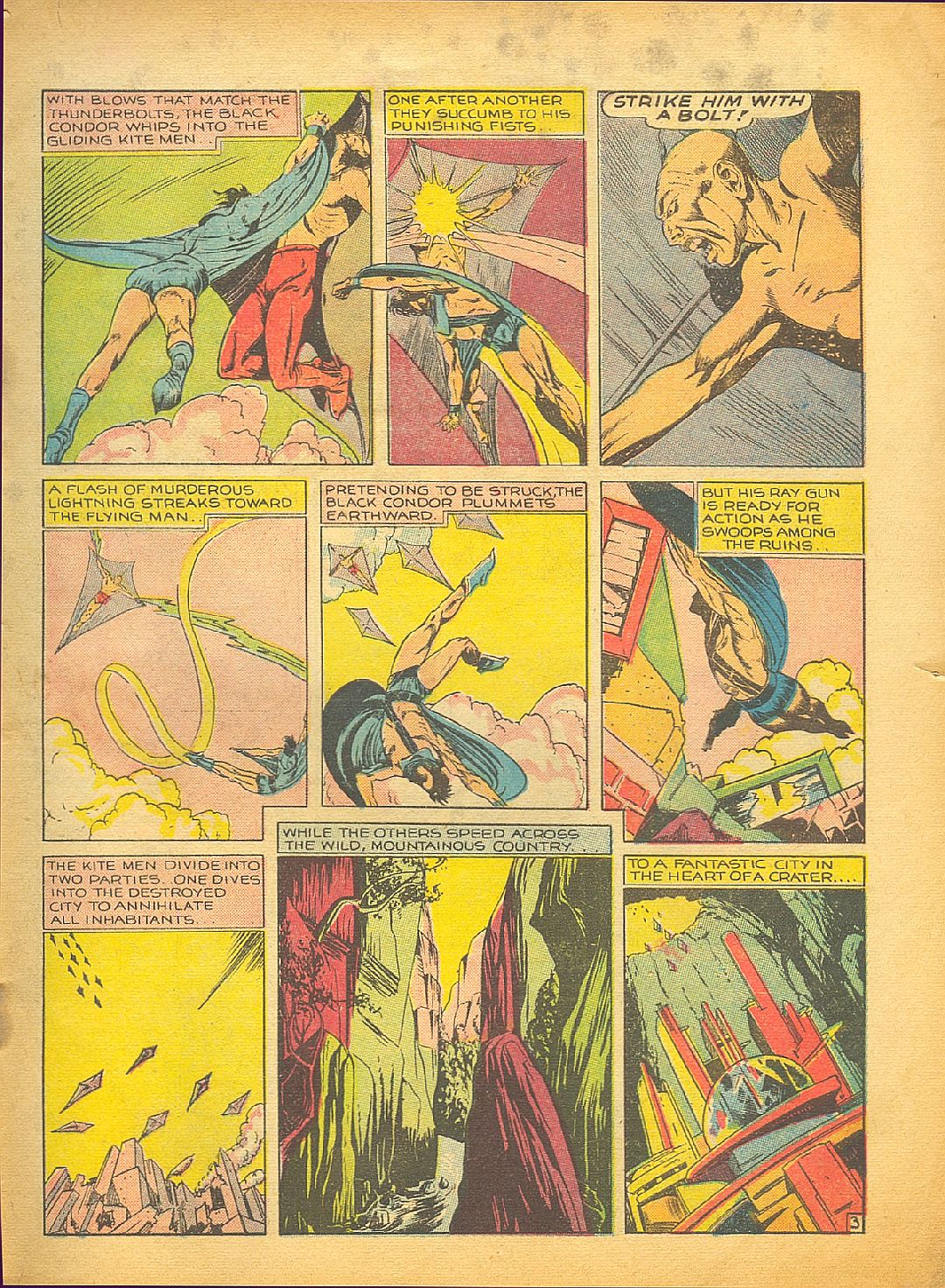 Crack Comics #6 (Quality Comics), page 5. Public domain (US).