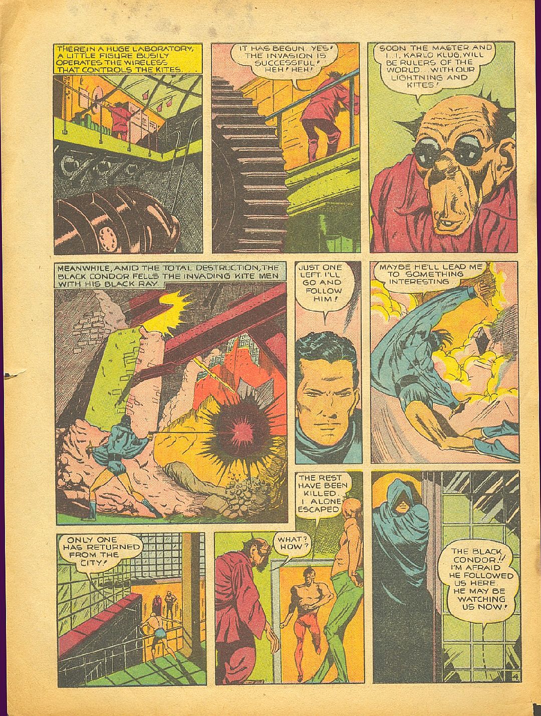 Crack Comics #6 (Quality Comics), page 6. Public domain (US).