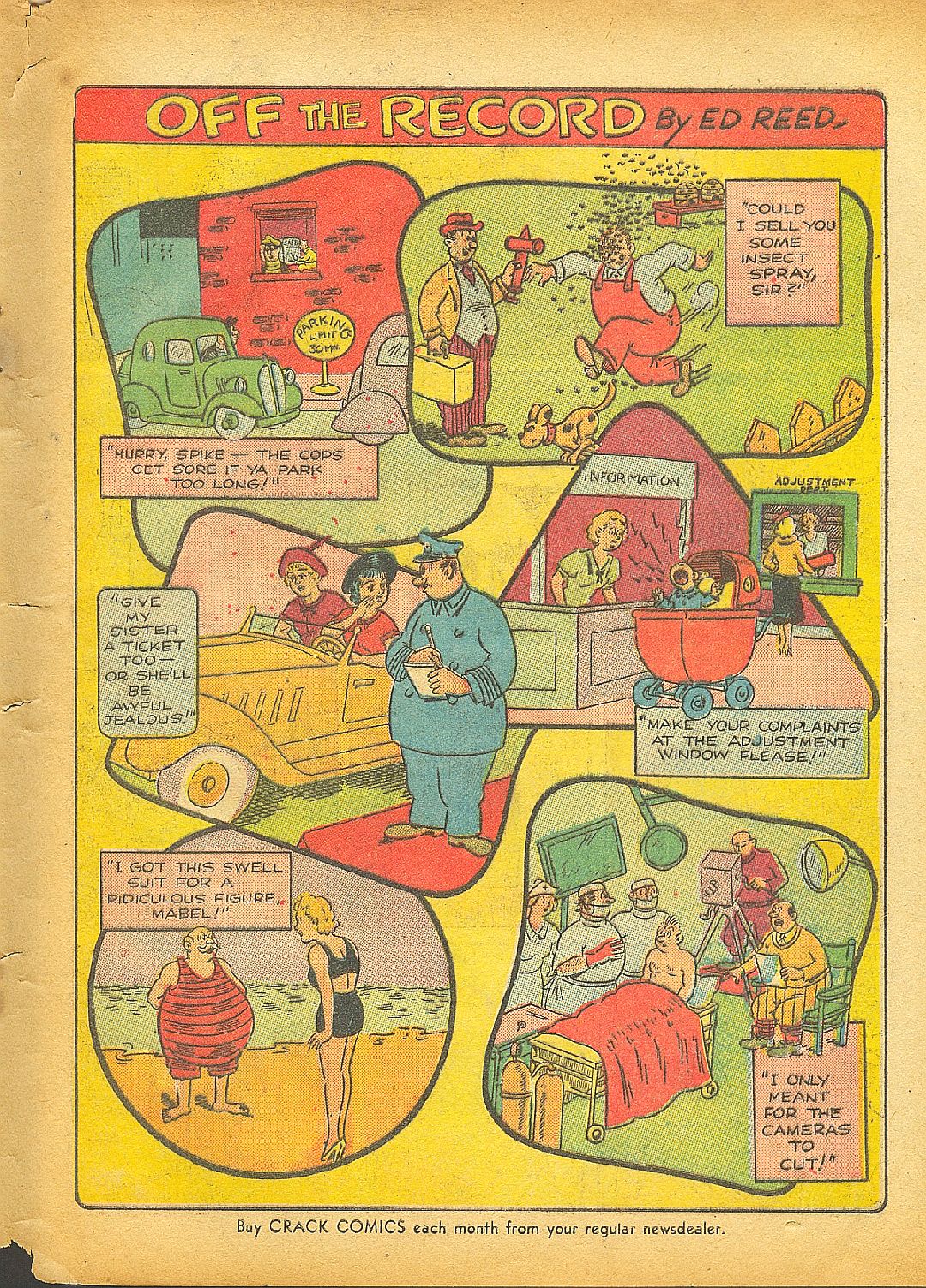 Crack Comics #6 (Quality Comics), page 57. Public domain (US).