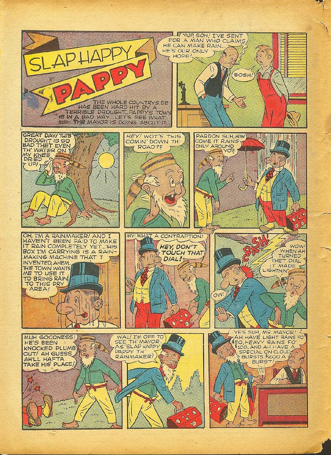 Crack Comics #6 (Quality Comics), page 58. Public domain (US).