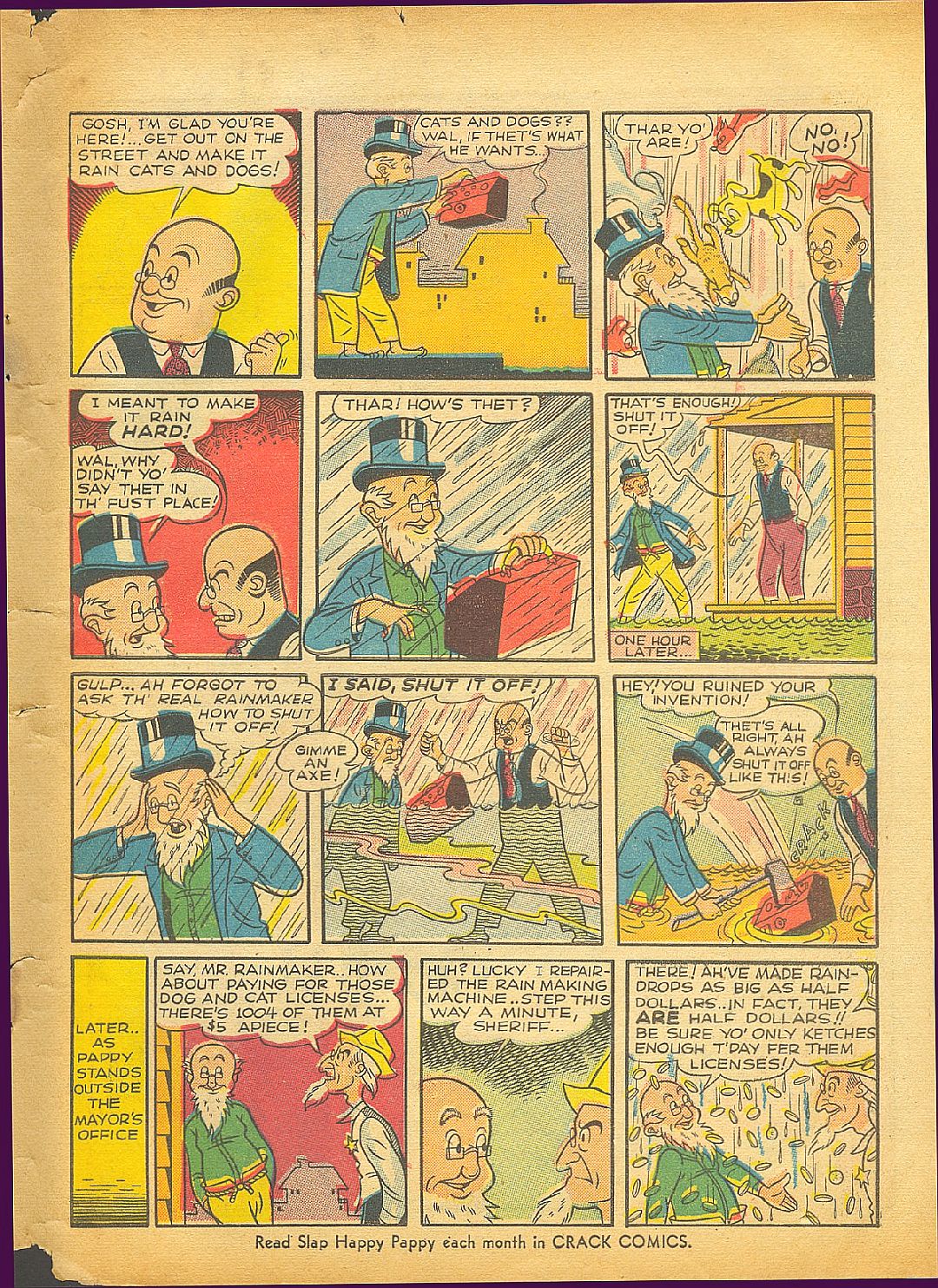 Crack Comics #6 (Quality Comics), page 59. Public domain (US).