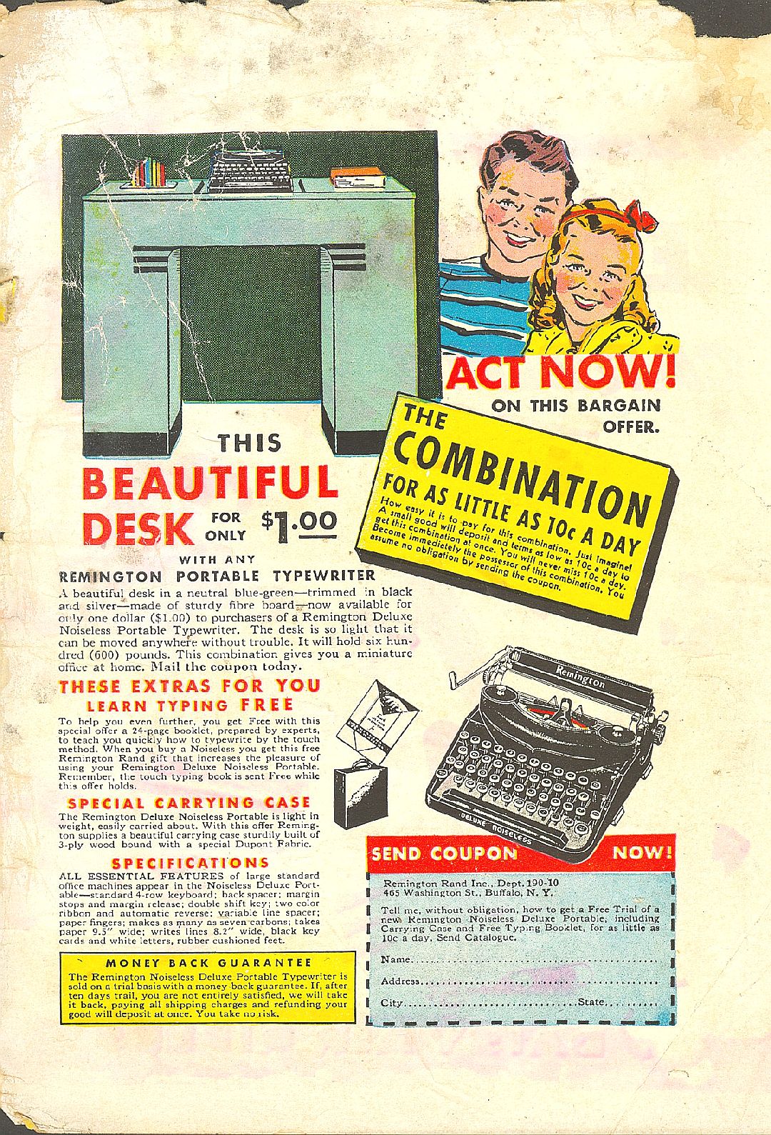 Crack Comics #6 (Quality Comics), page 67. Public domain (US).
